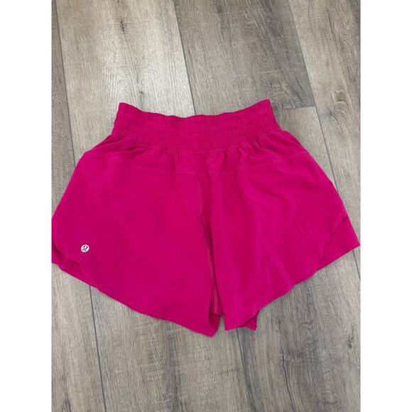 Lululemon Shake It Out High-Rise Running Short 2.5” Passionate Pink Women’s XS - Picture 2 of 4